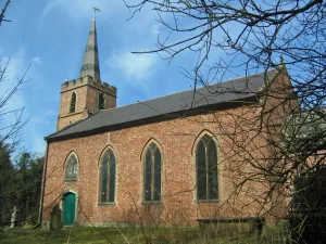 hotograph of St John's Church, Chelford, Cheshire, England, from the south